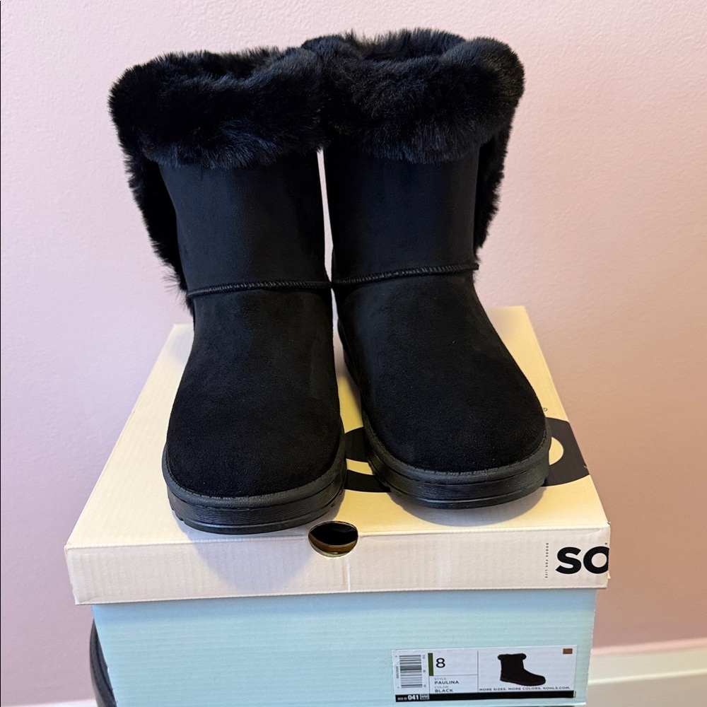 SO Paulina Women's Faux-Fur Winter Boots